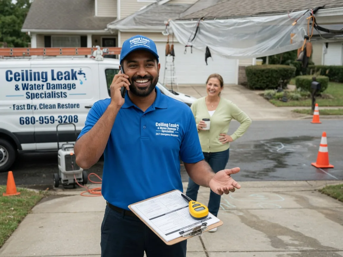 Ceiling Leak Cleanup Como, MS FAQs